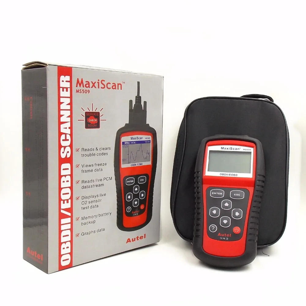 Autel MaxiScan MS509 OBDII/EOBD наиболее экономичный автоматический считыватель кодов для США/Азии/Европы автомобильный детектор диагностический инстр... Autel MaxiScan MS509 OBDII/EOBD наиболее экономичный автоматический считыватель кодов для США/Азии/Европы автомобильный детектор диагностический инстр...