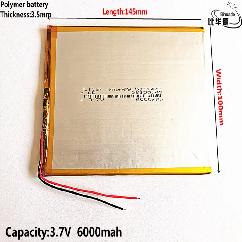 

Good Qulity 35100145 Universal For Digma optima 10.6 3G TT1006MG / For irbis tz172 Tablet Battery 6000mah 3.7V Polymer li-ion