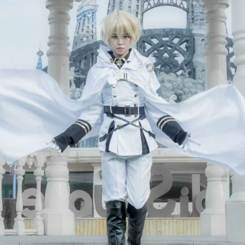 Карнавальный костюм Серафима из аниме Owari no Seraph Hyakuya Mikaela полный комплект униформы