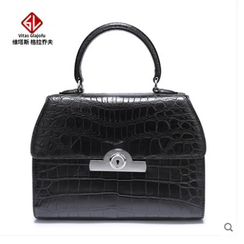 

weitasi 2019 new Crocodile skin handbag for lady casual small square bag single shoulder bag women