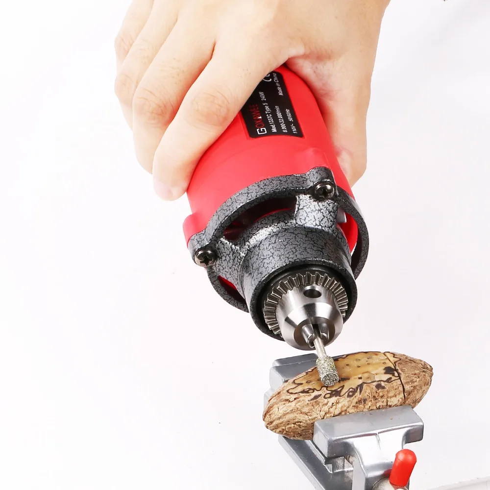 GOXAWEE 82Pcs Electric Drill Mini Engraver Grinder