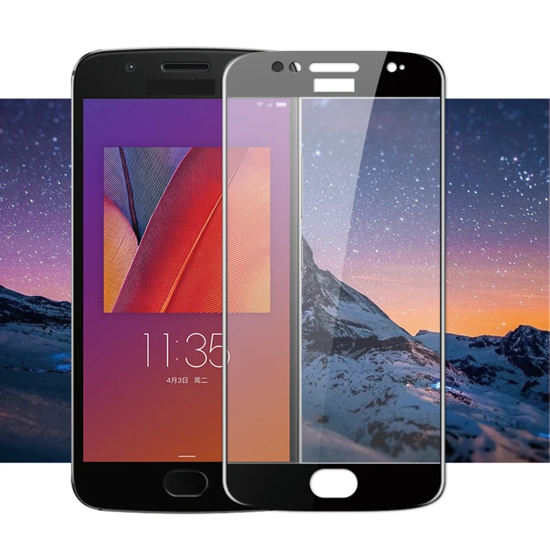 

2pcs Curved Full Cover Tempered Glass For Moto G5S Anti-Scratch Screen Protector Film for Moto G5 S/XT1799-2 Protective Glass