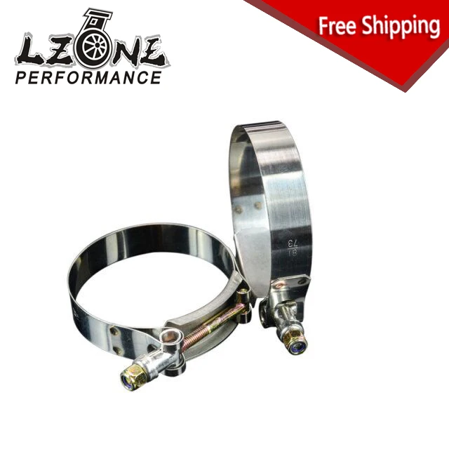 

FREE SHIPPING - (2PCS/LOT) 2.75" CLAMPS (73-81)STAINLESS SILICONE TURBO HOSE COUPLER T BOLT CLAMP KIT HIGH QUALITY SS304