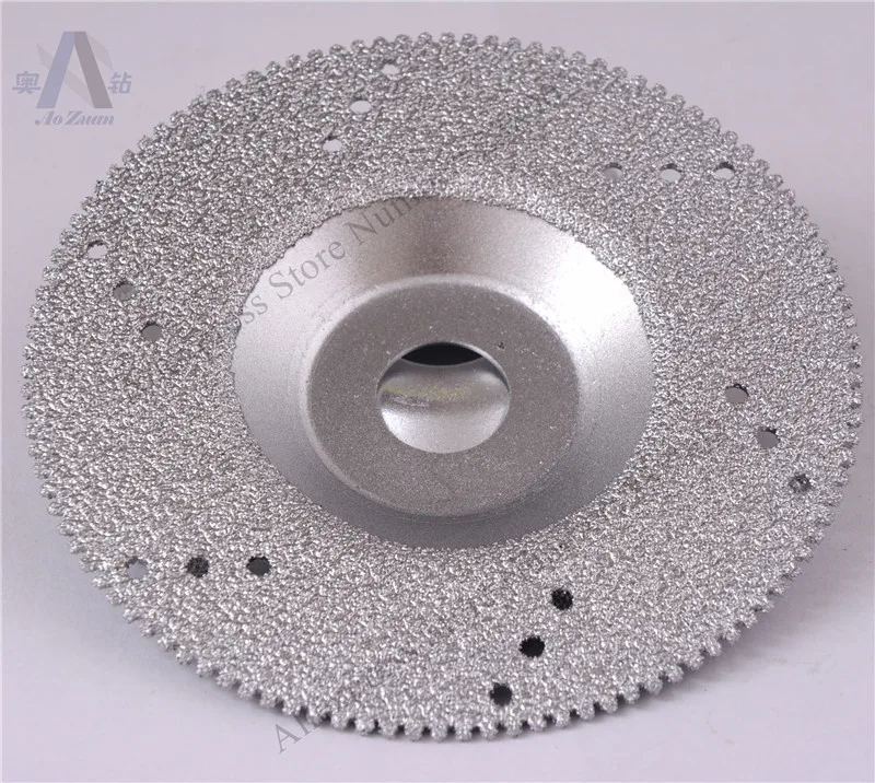 

4" 100mm Silk Color Vacuum Brazed Diamond Grinding and Cutting Disc Wheel CONVEX DISH SHAPED For Angle Grinder