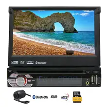 EinCar 7” Touch Screen Car Stereo stereo GPS Navigation In Dash Bluetooth Single 1Din DVD CD Receiver AM FM Radio Audio System
