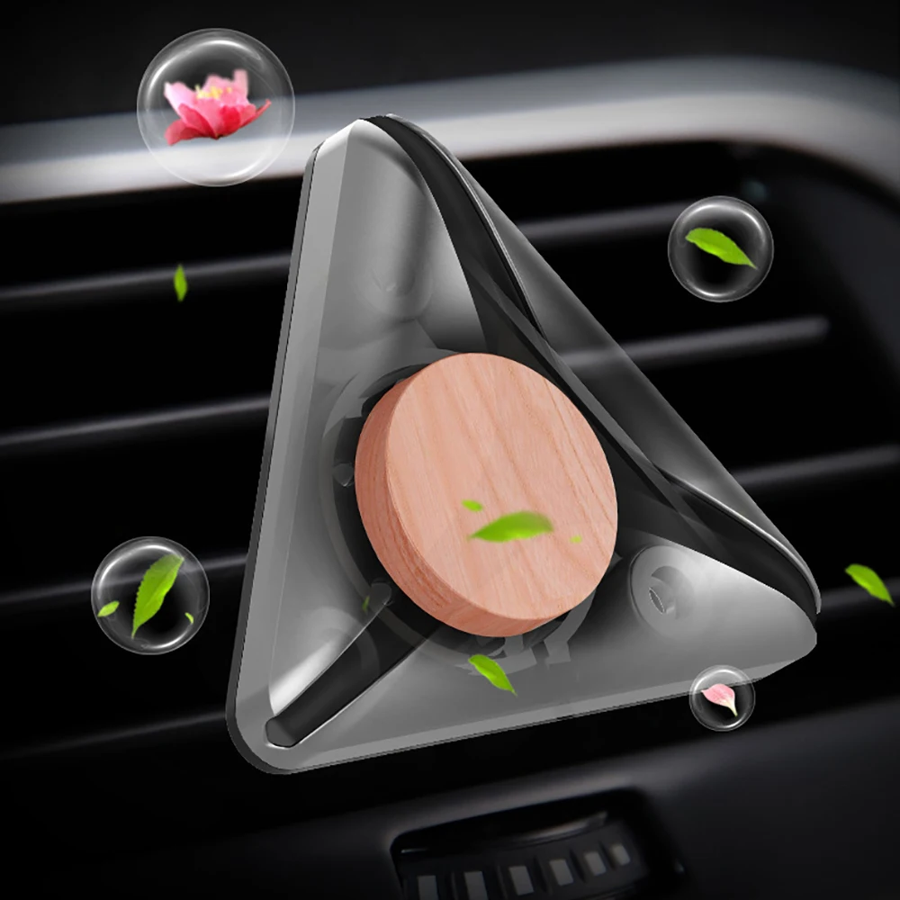 Auto Air Freshener New Triangle Fragrant Wood Car Diffuser Air
