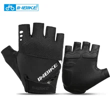 INBIKE, овчина, нескользящие спортивные перчатки для велоспорта, MTB, велосипедные перчатки, перчатки для мужчин и женщин, Дышащие Перчатки для фитнеса