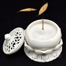 Dai yutang керамические цветок лотоса ароматические благовония украшения Буддизм дзен Лотос Будда ладан вставка/плита