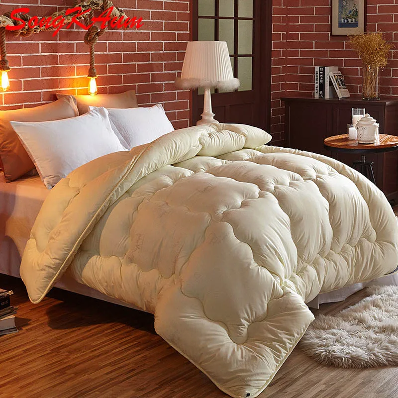 Comforter For Winter 100 Pure Wool Quilt Bedding Blanket