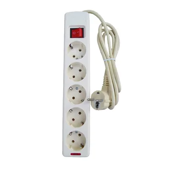

EU Plug power socket 3/4/5/6 hole power strip 1.5M Eu standard Extension Socket multi-function Adaptador convertidor plug