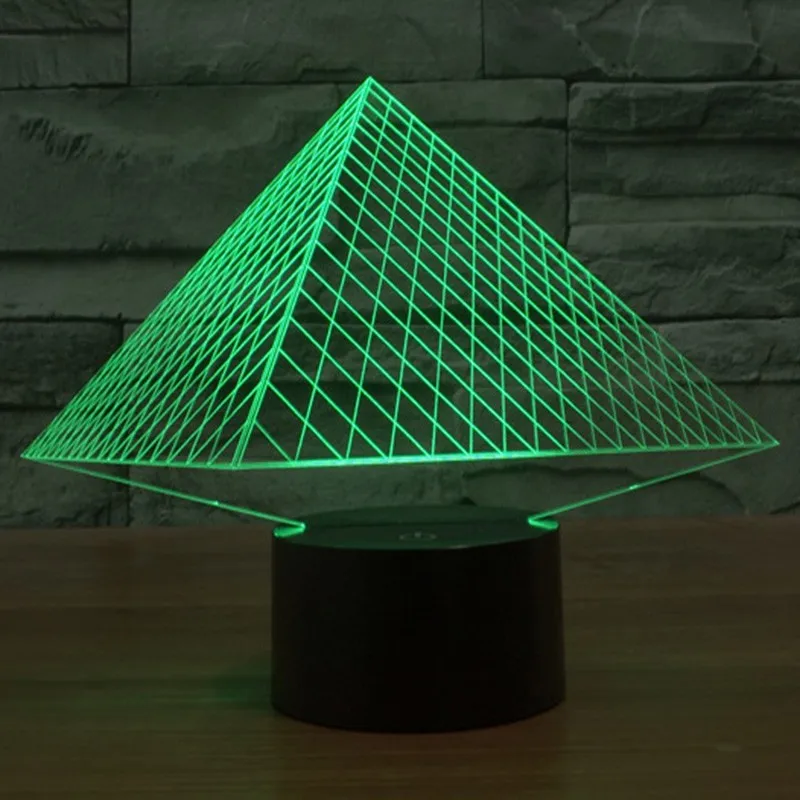 pyramid night light