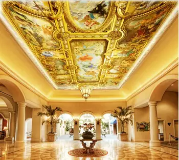 

3d wallpaper custom mural non-woven home decor European-style luxury Eden ceiling mural painting photo wallpaper for walls 3d
