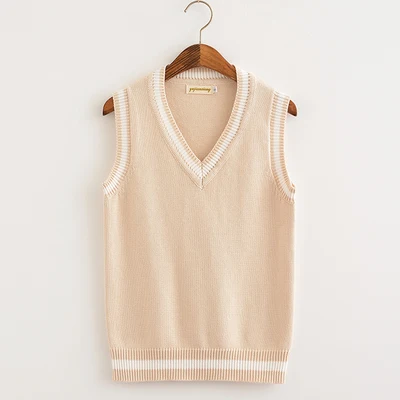 Sweater Vest Men Argyle New Arrival Male Sleeveless Harajuku V