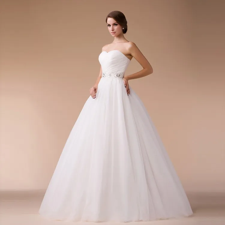 wedding dress simple princess