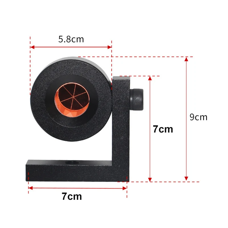 

Right Angle Mini Prism L Shape 90 Degree Prisma for Leica Total Station LKS99