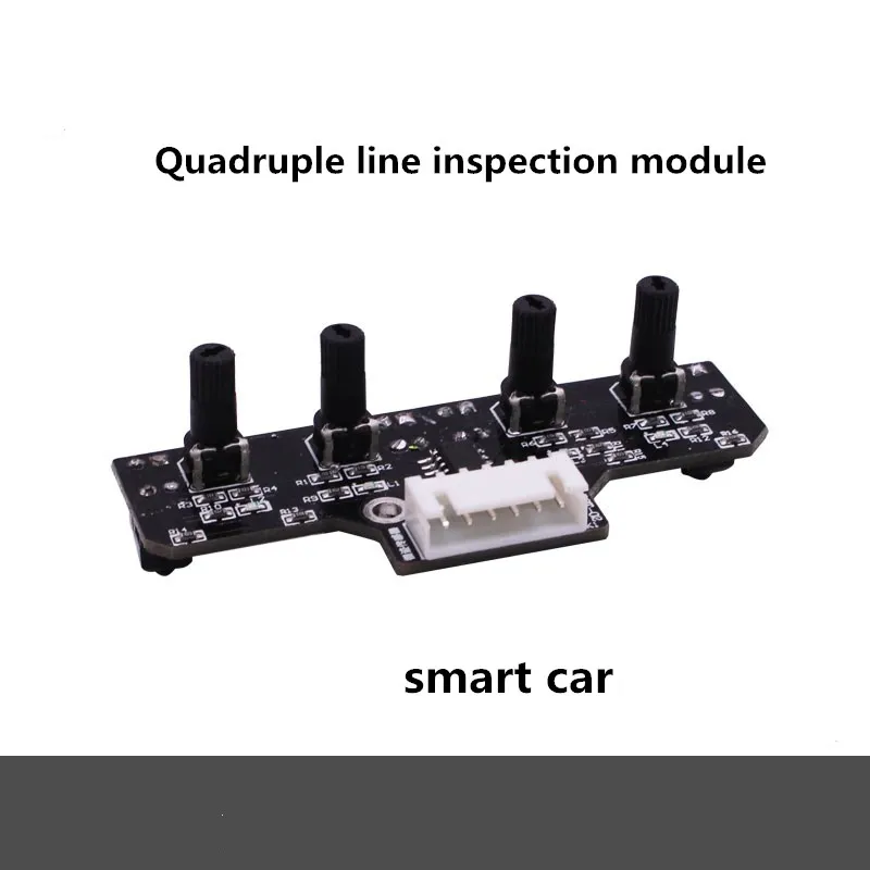 

Smart car robot 4-way tracking module inspection sensor Infrared tracing black and white line recognition