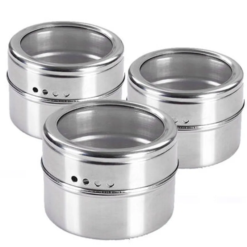 DHL-100pcs-lot-Magical-magnetic-Stainless-steel-spice-jar-monosexuality-tank-sauce-pot-seasoning-bottle