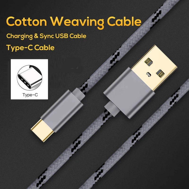 Кабель USB Type-C для быстрой зарядки Samsung Galaxy S10 S9 Note 10 A90 A80 A71 Honor P30 P20 | Мобильные