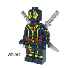 50 шт. супер герой модели Дэдпул х Мужские строительные блоки кирпичи друг хобби подарок игрушки для мальчиков детские игрушки