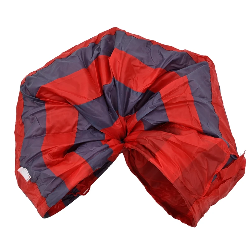 PAWZRoad Pet Cat Play Tunnel Toys Red-Gray Collapsible 2 Holes Cat Tunnel Play Crinkle Sound Cat Small Animal Rabbit Play Tunnel PAWZRoad Pet Cat Play Tunnel Toys Red-Gray Collapsible 2 Holes Cat Tunnel Play Crinkle Sound Cat Small Animal Rabbit Play Tunnel