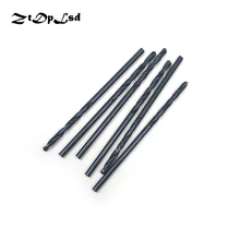 ZtDpLsd 6 pièces 1mm 2mm HSS Foret hélicoïdal en acier au carbone matériel manuel noir enduit bois bricolage bois métal Foret Metaux
