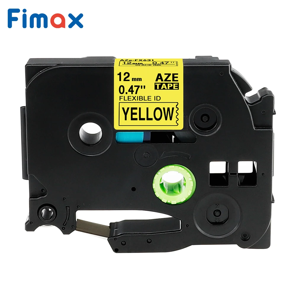 1 Pcs 7 Color Flexible Tape TZe FX231 TZeFX631 TZe FX631 12mm TZe FX621 TZe FX641