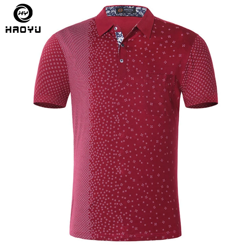 

New 2018 Brand POLO Shirt Men Cotton Fashion Short Sleeve Casual Shirts High Quality Argyle Printed Slim Men Polo Homme