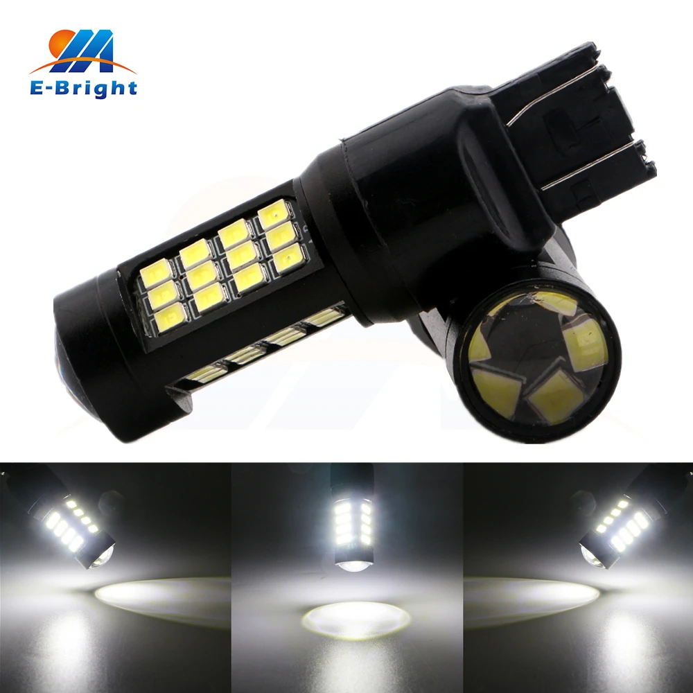 

6-50pcs 12V/24V 2835 42 SMD Led Bulbs T20 7440 7443 Leds Car Truck Stop Brake Reverse Turn Indicator Light Black Free Shippping