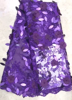

Tulle Lace Fabric 2019 African Lace Fabric Sequins Embroidery Lace Trim French Nigerian Party Dress For African Lace