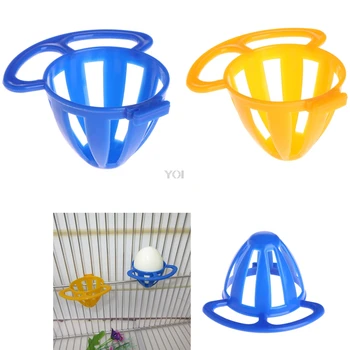 

1Pc Parrot Feeder Basket Egg Shaped Mini Vegetable Fruit Food Feeding Bird Container Cage Supply Birds Accessories
