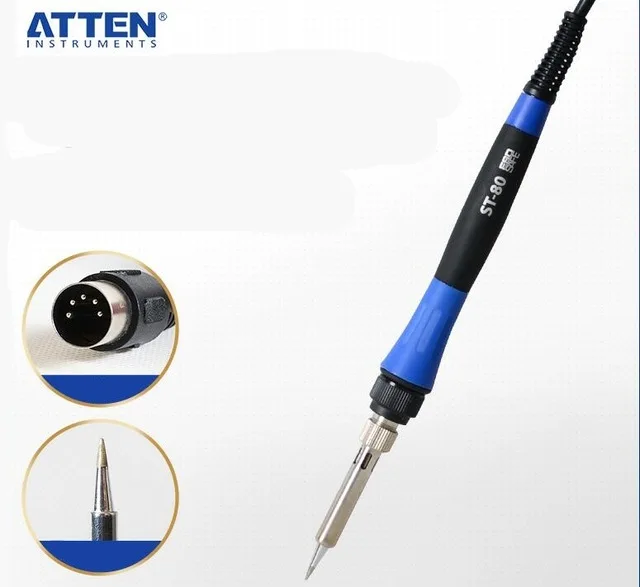 ATTEN ST-60/ST-80/ST-100 паяльник ручка паяльная станция ручка - Цвет: ST-80 Handle