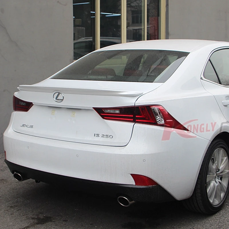Спойлер для Lexus IS250 IS300 IS350 АБС пластик Цвет задних крыльев автомобиля задний