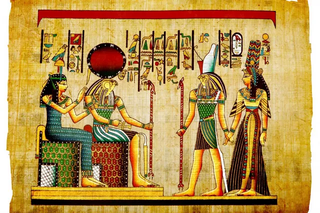Egyptian Paintings On Papyrus Canvas Egyptian Paintings On Papyrus Canvas