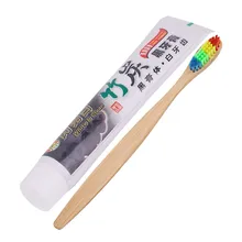 Активированная угольная зубная паста черные зубные пасты удаление пятен отбеливание зубов паста для зубов Гигиена полости рта#1