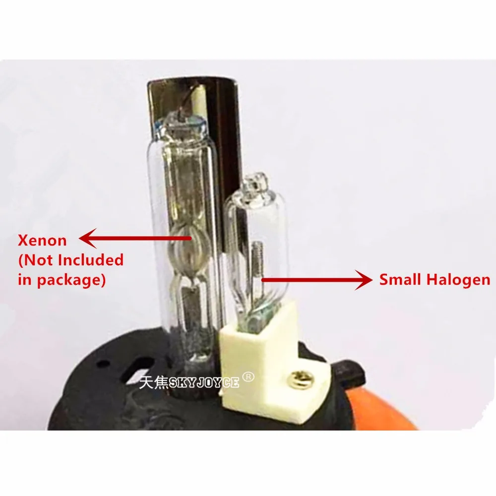 100X55W H4-2 Small Halogen Lamp Blue coated 6000K Super White H4 halogen xenon H4L halogen H4-2 Warm White 4300K car styling (5)