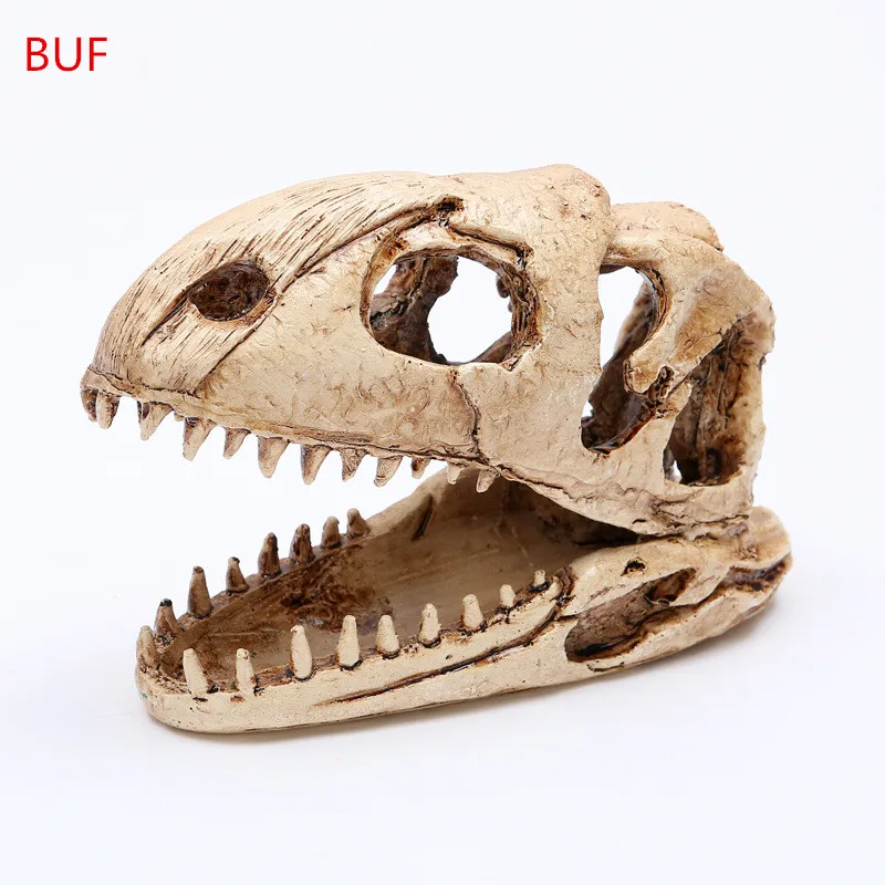 

Resin Craft Fish Tank Decoration Dinosaur Skull Statues Creative Home Decoration Skull Sculpture Creative Fish Tank Ornaments