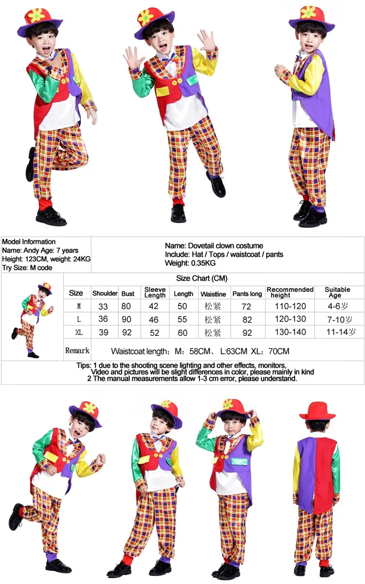 Лидер продаж; ; костюм для косплея на Хэллоуин; Детский костюм клоуна для взрослых мальчиков и девочек; маскарадный клоун; костюм для отцовства