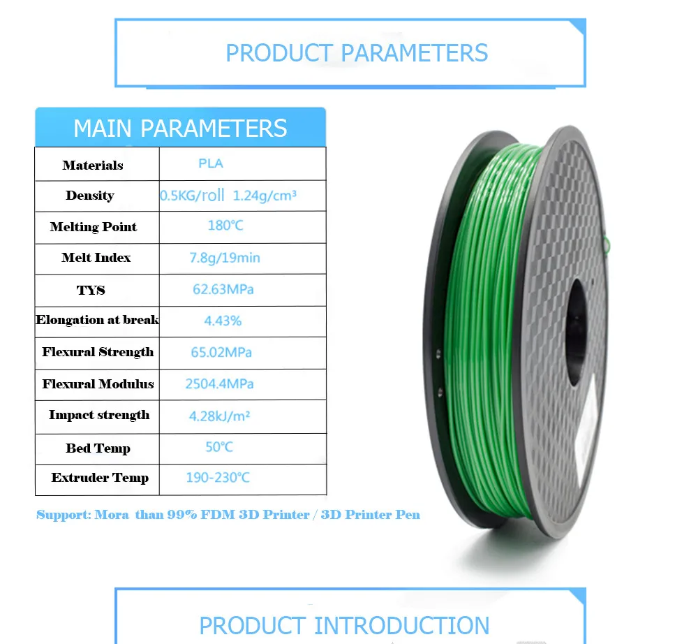 48 цветов filamento 3d ABS PLA пластик расходные материалы материал 3d принтер Ручка нить 1,75 мм длина rashodnyye материал y