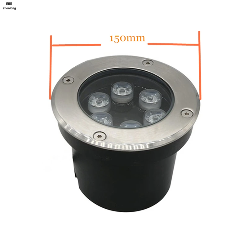 6 Вт LED напольный сад подземный похороненный светильник AC85 265V/DC12V IP67 наружный