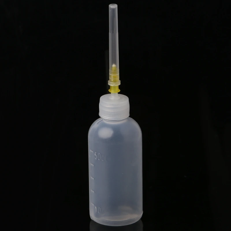 50ml Dispenser Bottle for Rosin Solder Soldering Liquid Flux with 1 Needle 50ml Dispenser Bottle for Rosin Solder Soldering Liquid Flux with 1 Needle