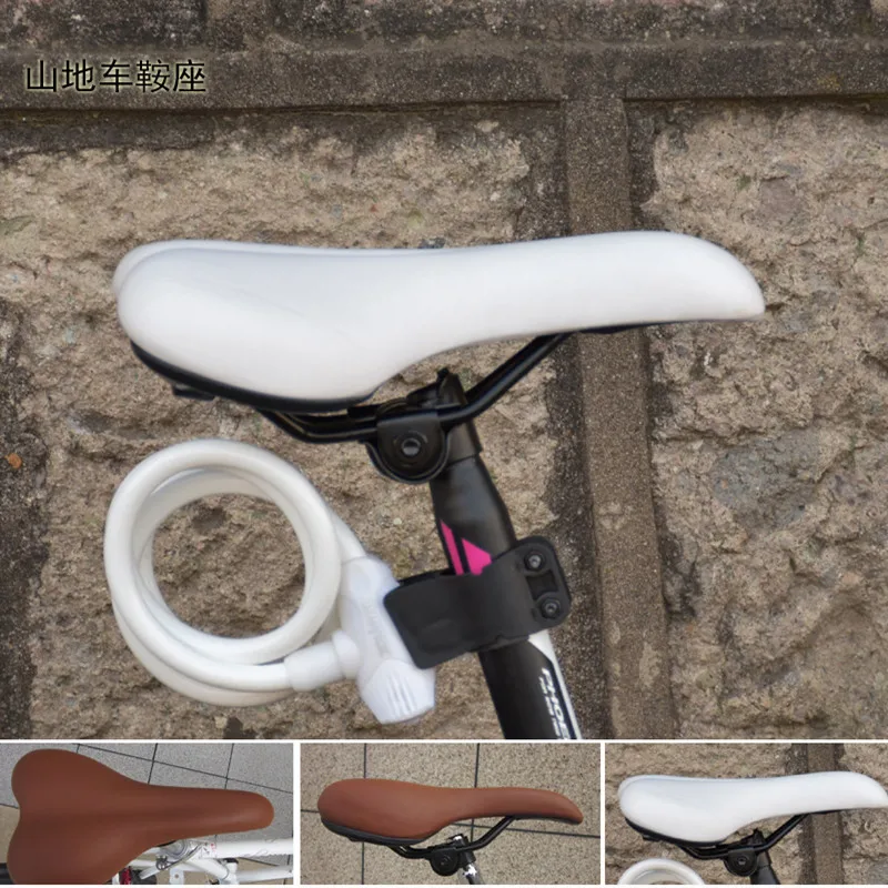 Q1088 font b Bicycle b font Universal font b Saddle b font Vintage Brown White Spring
