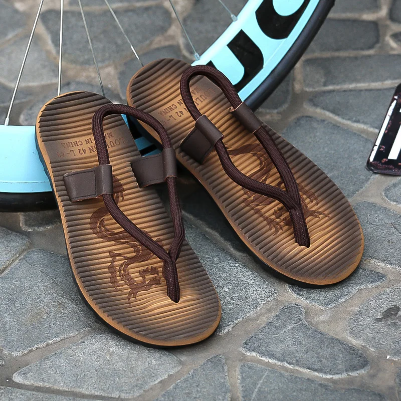 

Men's Summer Flip-flops Slippers Beach Sandals Indoor&Outdoor Casual Shoes man New Footwear Flip Flops Soft Platform Slippers