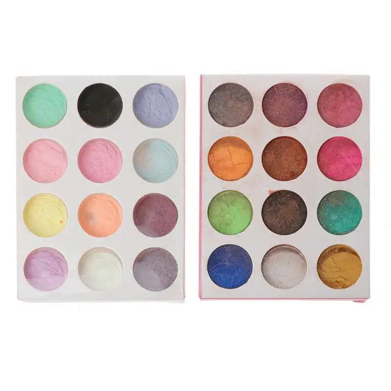 

Fluorescent Glow-in-the-Dark Powder & Pearl Pigment Set Resin Jewelry DIY Craft