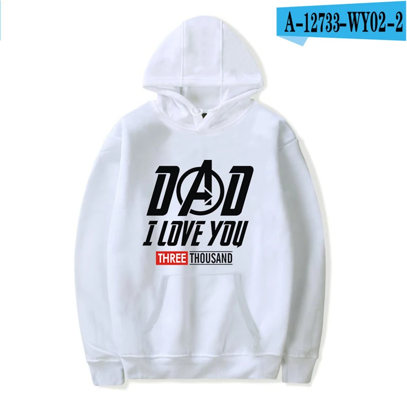 

I Love You 3000 Times Hoodie Tony Stark Iron Man Soft Sweatshirts Oversized Movie Hoodie Pullover Men Hoodies Sweatshirts Cotton