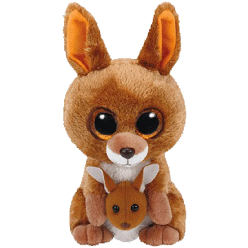 

Ty Beanie Kipper The Brown Kangaroo Plush To Doll 6" 15cm