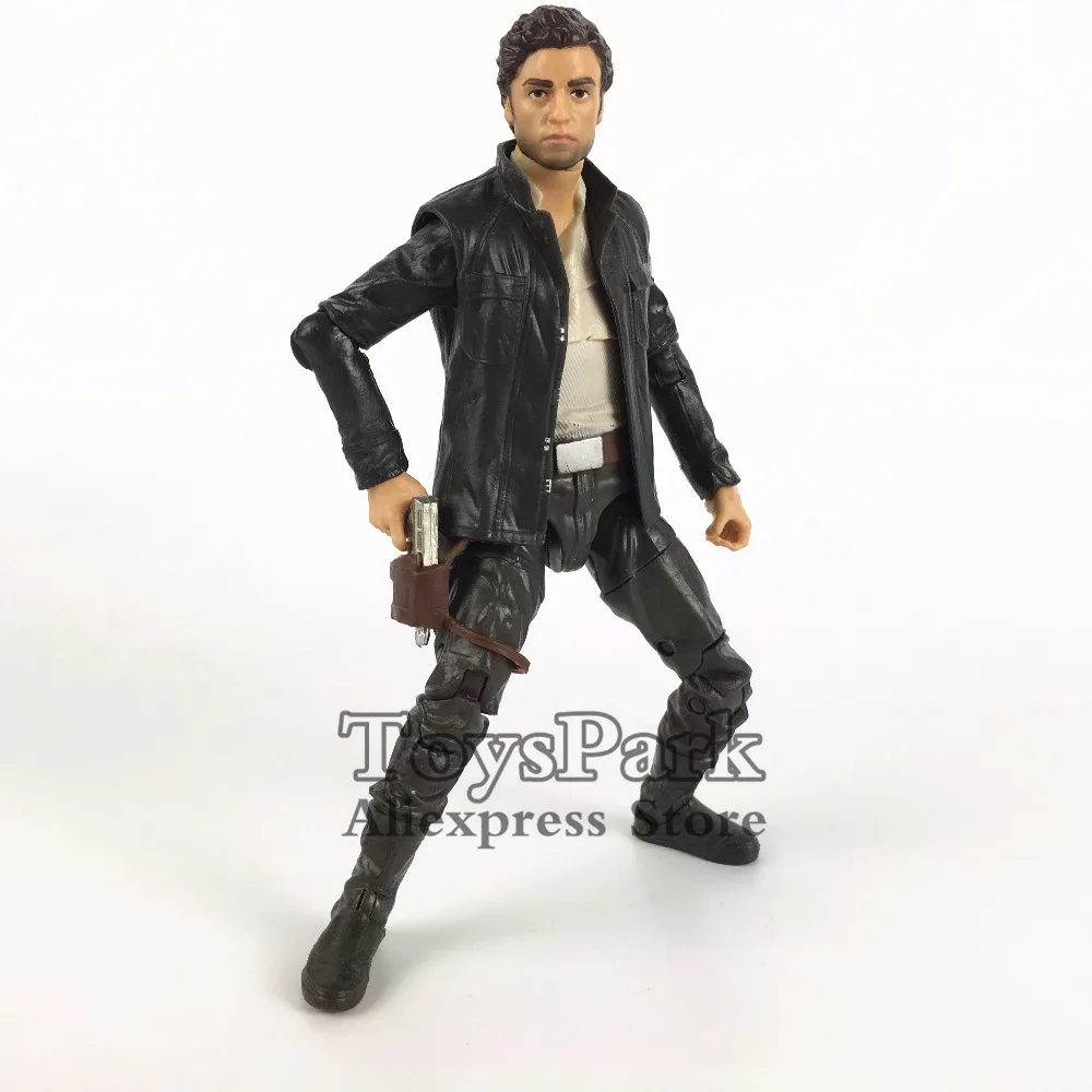 

Toyspark 2018 Star Wars 6" Captain POE Dameron Action Figure Movie The Last Jedi Black Series Collectable Doll Toy Loose