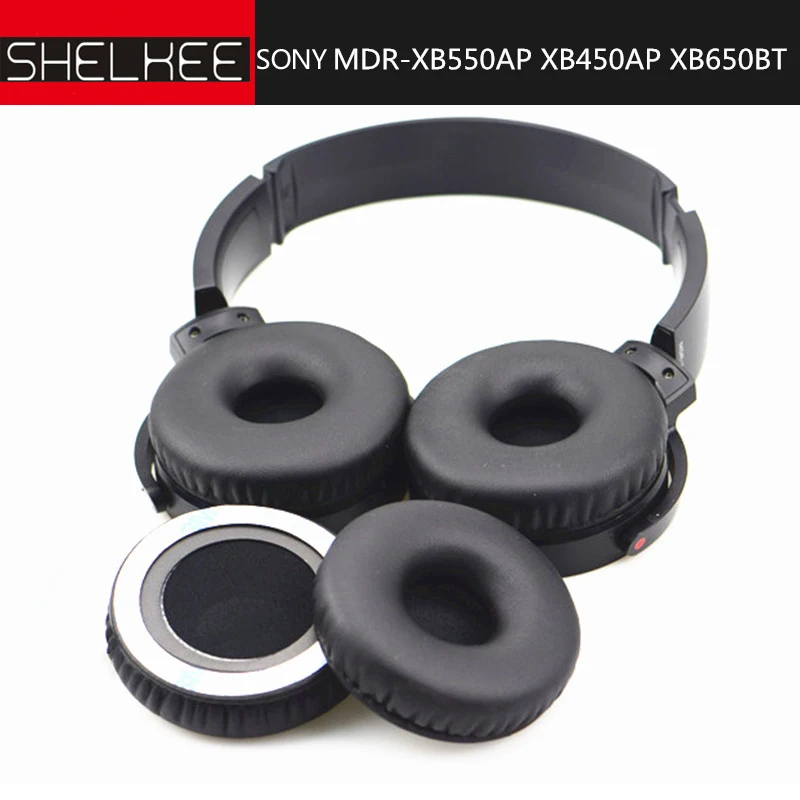 

ABDO Replacement Ear Pad Cushion Cups Ear Cover Earpads Repair Parts For Sony MDR-XB450AP XB550AP XB650BT headphones