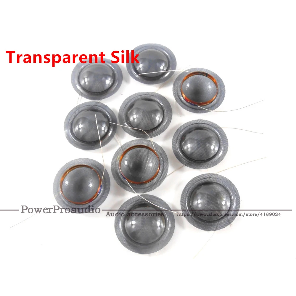 

10 pcs 8 ohm silk dome diaphragm Tweeters voice coil 19.4mm 20.4mm 25.5mm 28mm
