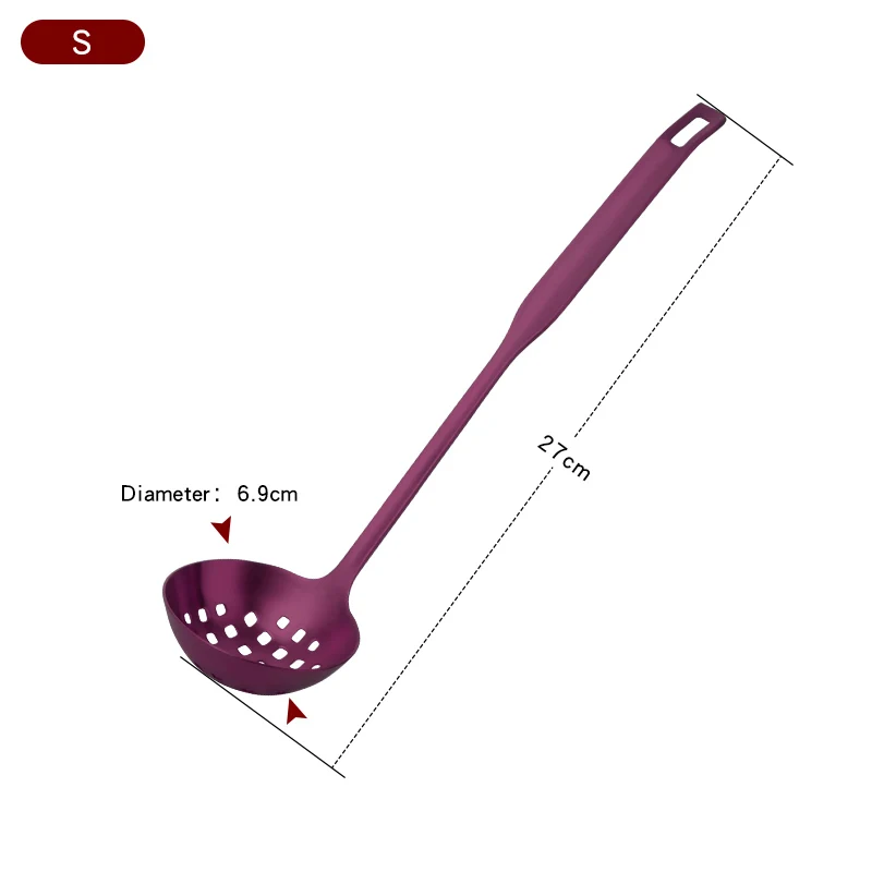 Металлический суп landle горшок скиммер кухонные принадлежности с стене висит диаметр 6,9 см кухонный дуршлаг Инструменты Кухня Аксессуары - Цвет: SK-PL-1PCS