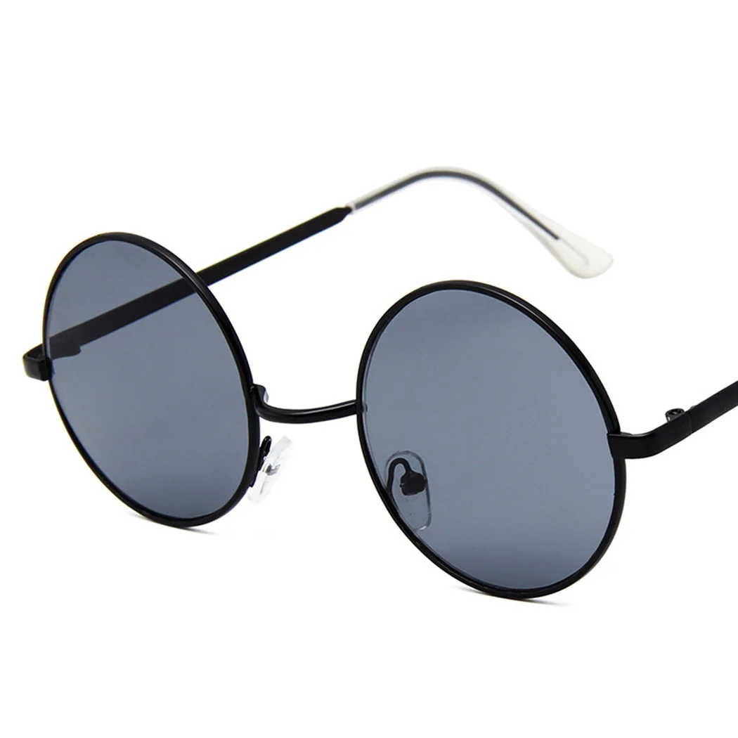 Модные круглые линзы женские солнцезащитные очки Lentes De Sol Mujer Мужские Винтажные